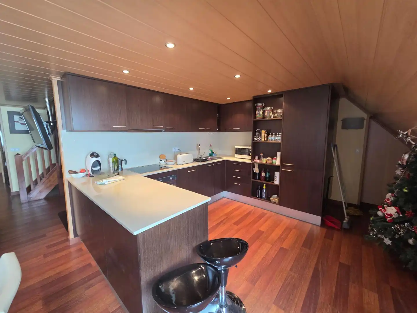 Cocina de Ático en venta en Encamp con Calefacción, Parquet y Amueblado