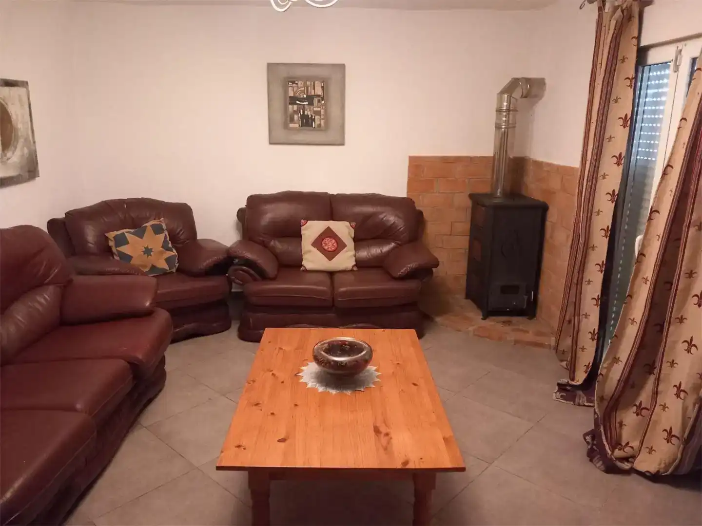 Sala d'estar de Finca rústica en venda en Zújar amb Aire condicionat i Balcó