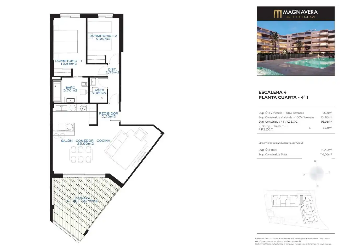Ático en venta en Cuevas del Almanzora con Aire acondicionado, Calefacción y Terraza