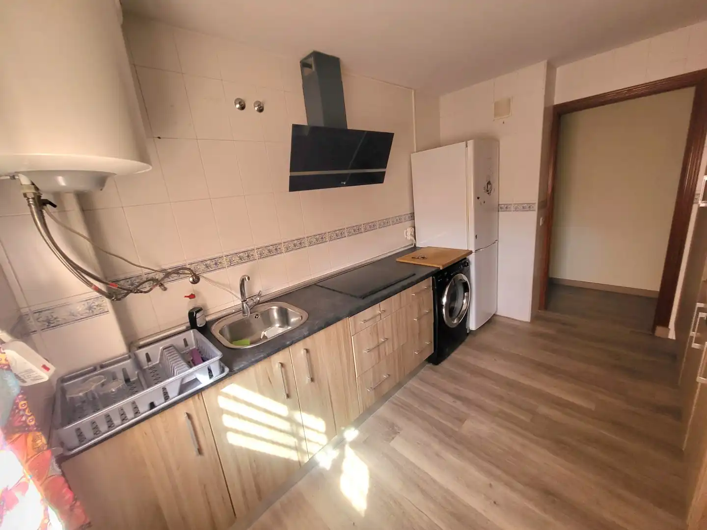 Cocina de Piso de alquiler en Cáceres con Aire acondicionado, Terraza y Amueblado