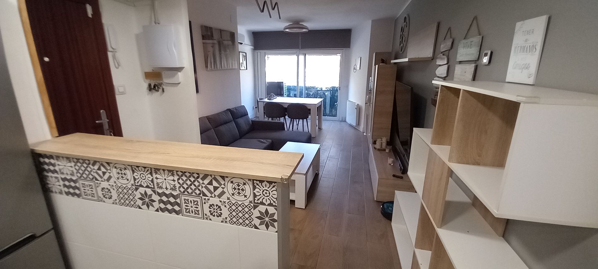 Living room of Flat for sale in Granollers  with Air Conditioner, Heating and Parquet flooring