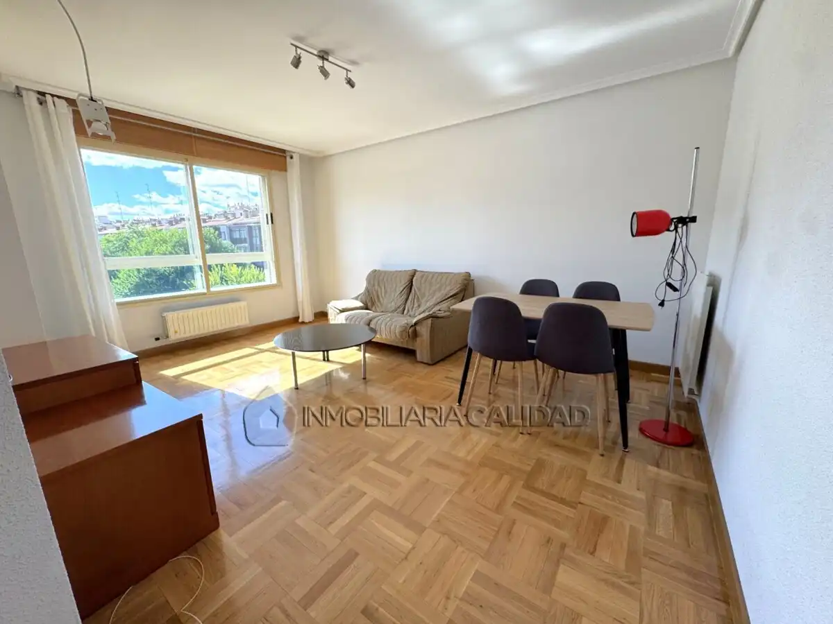 Wohnzimmer von Wohnung zur Miete in Burgos mit Heizung, Terrasse und Möbliert