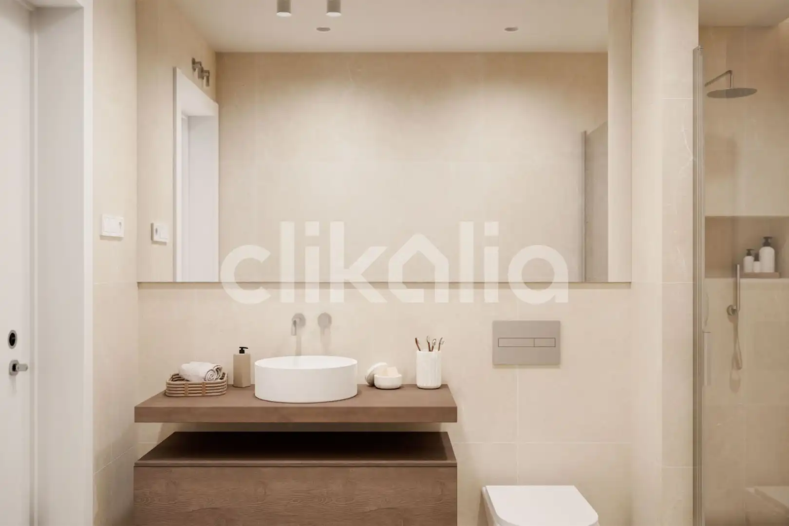 Bathroom of Flat for sale in Sevilla  with Air Conditioner and Private garden