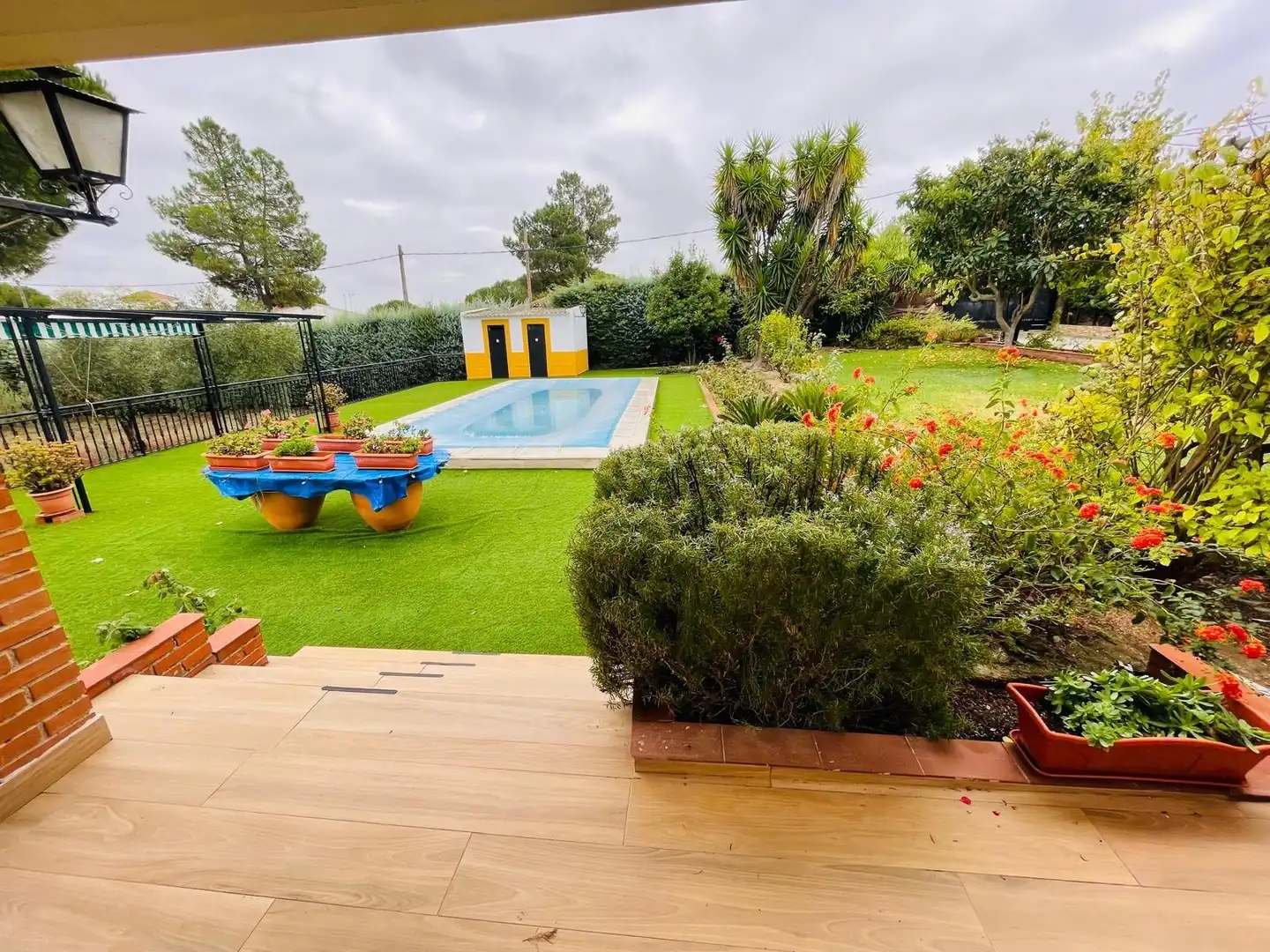 Jardín de Casa o chalet en venta en Casar de Cáceres con Aire acondicionado, Jardín privado y Terraza