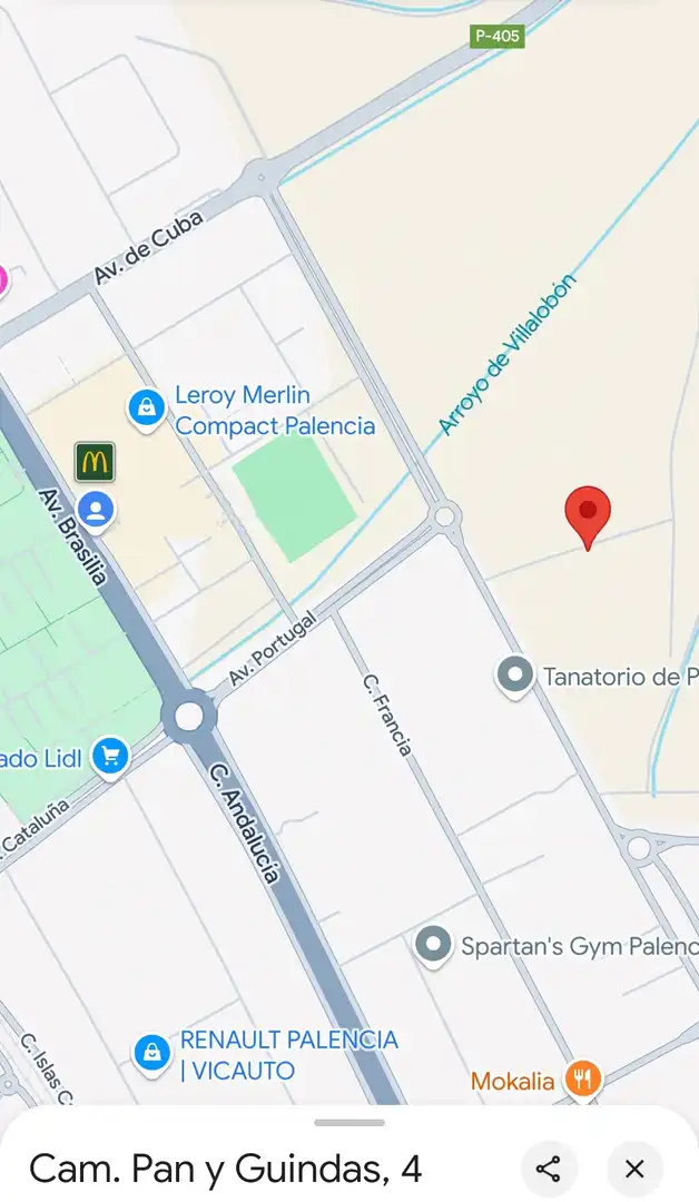 Parkplatz von Fabrik Grundstücke zum Verkauf in Palencia