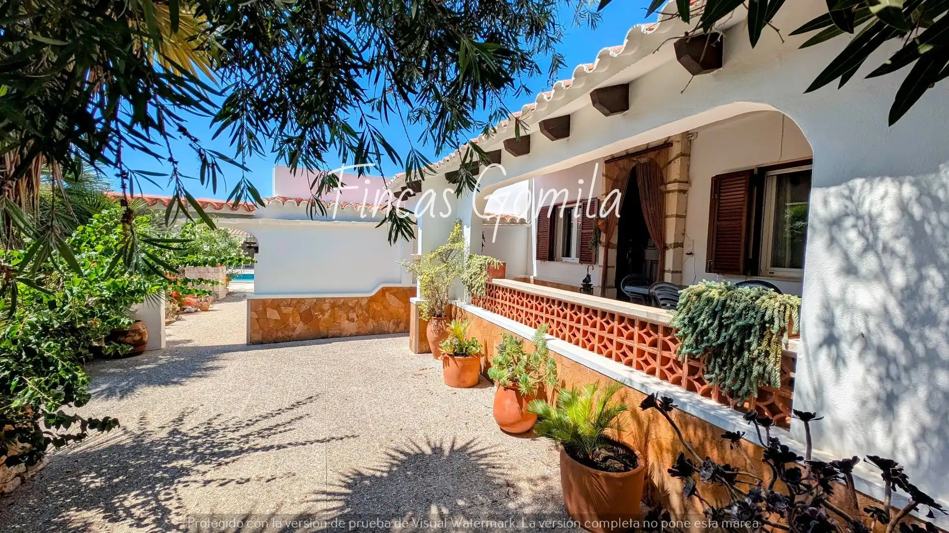 Vista exterior de Casa o chalet en venta en Sant Lluís con Aire acondicionado, Calefacción y Jardín privado