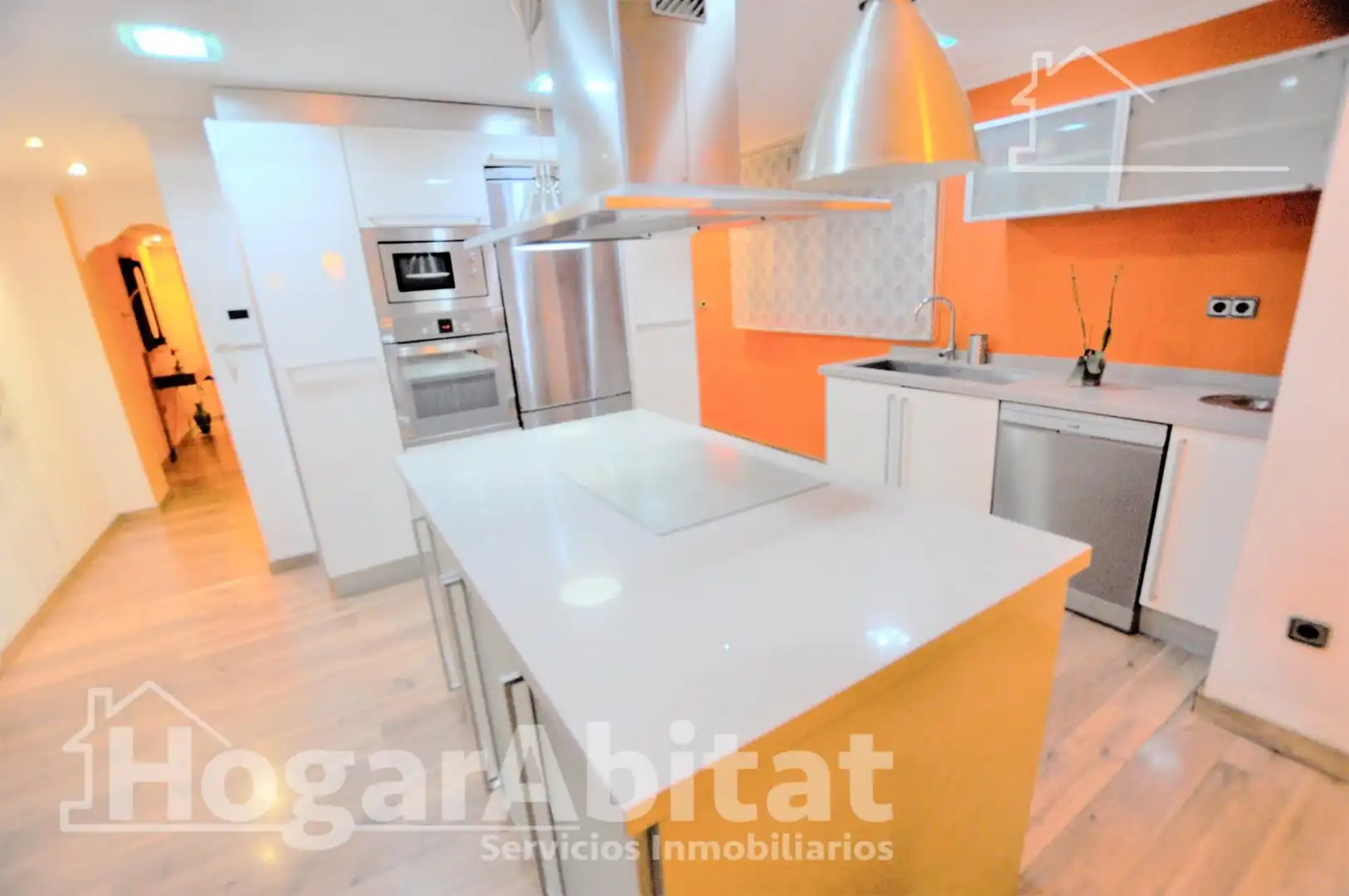 Küche von Wohnung zum Verkauf in Xirivella mit Heizung, Parkett und Möbliert