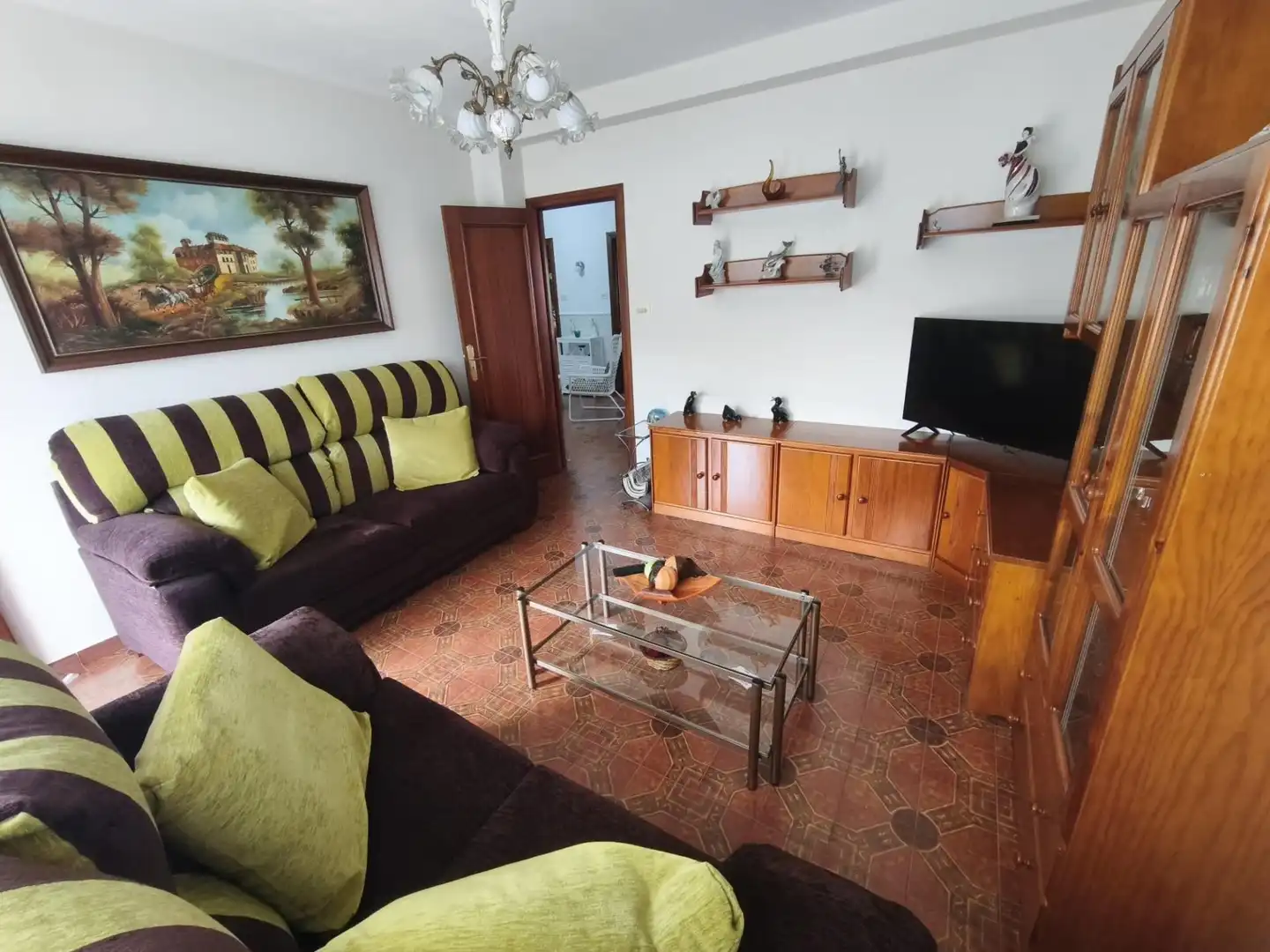 Sala de estar de Casa o chalet en venta en Rianxo con Calefacción y Balcón