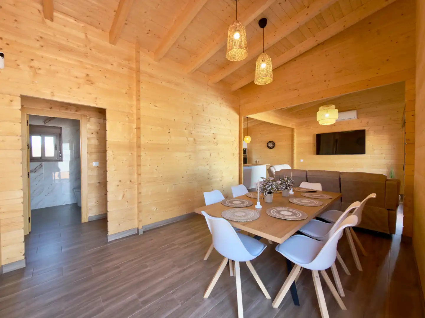 Comedor de Casa o chalet de alquiler en Chiclana de la Frontera con Aire acondicionado, Calefacción y Terraza