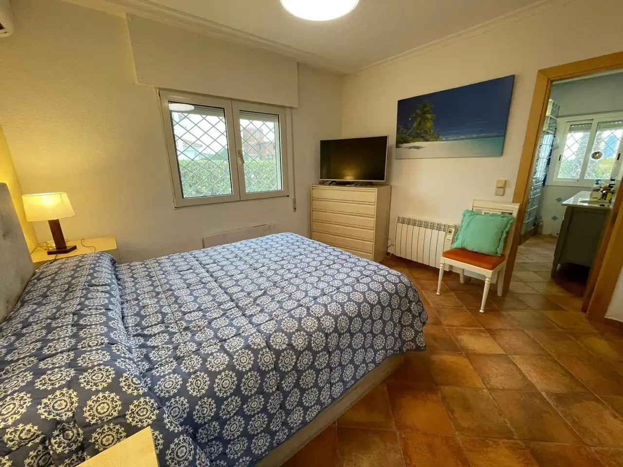 Bedroom of Houses for sale in La Manga del Mar Menor  with Air Conditioner, Heating and Private garden