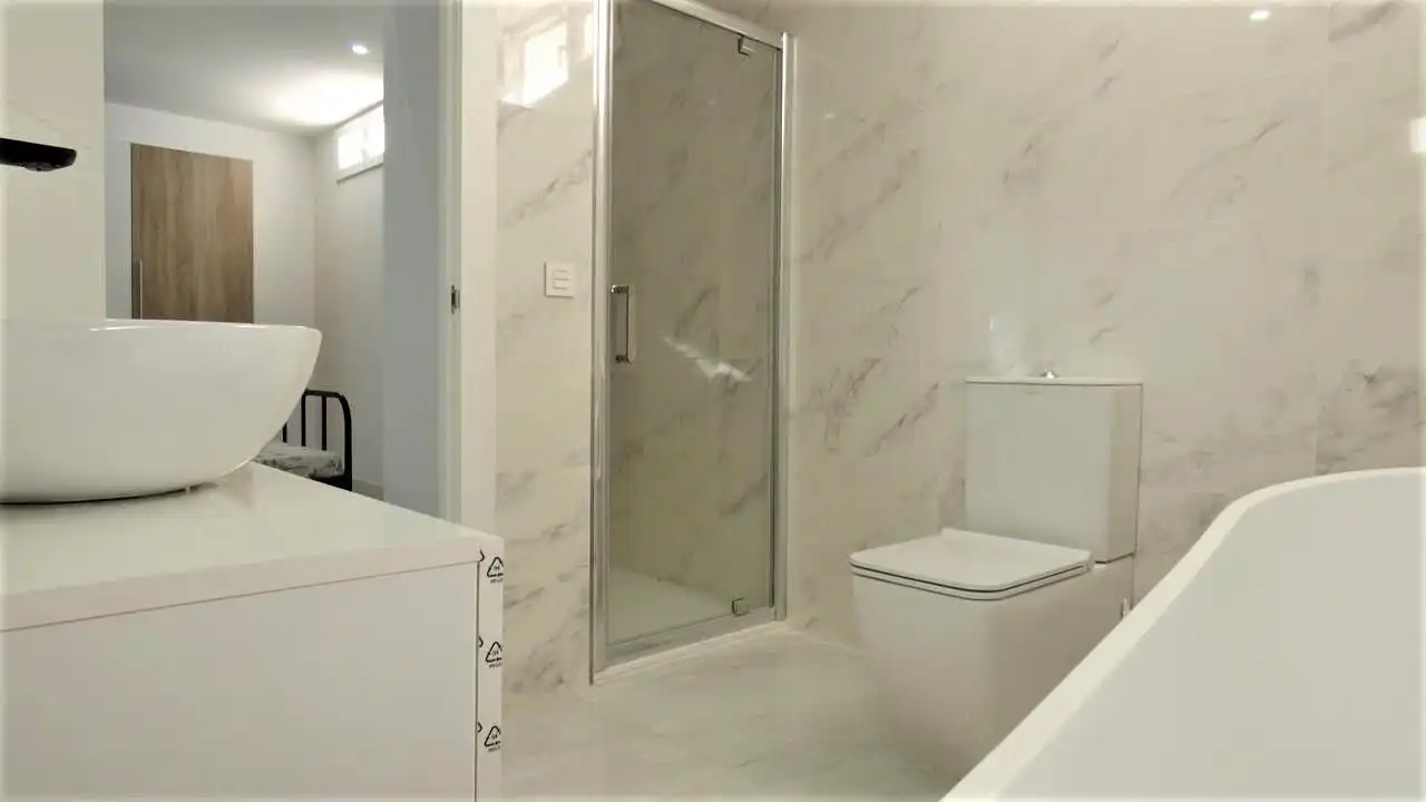 Baño de Casa o chalet en venta en La Nucia con Aire acondicionado, Terraza y Piscina