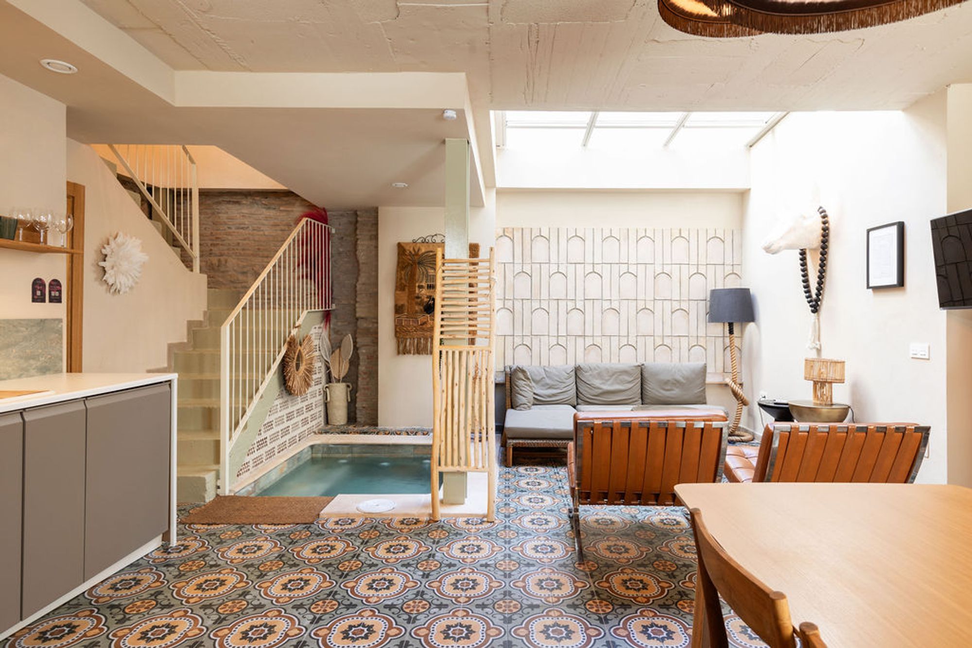 Living room of Single-family semi-detached for sale in Málaga Capital