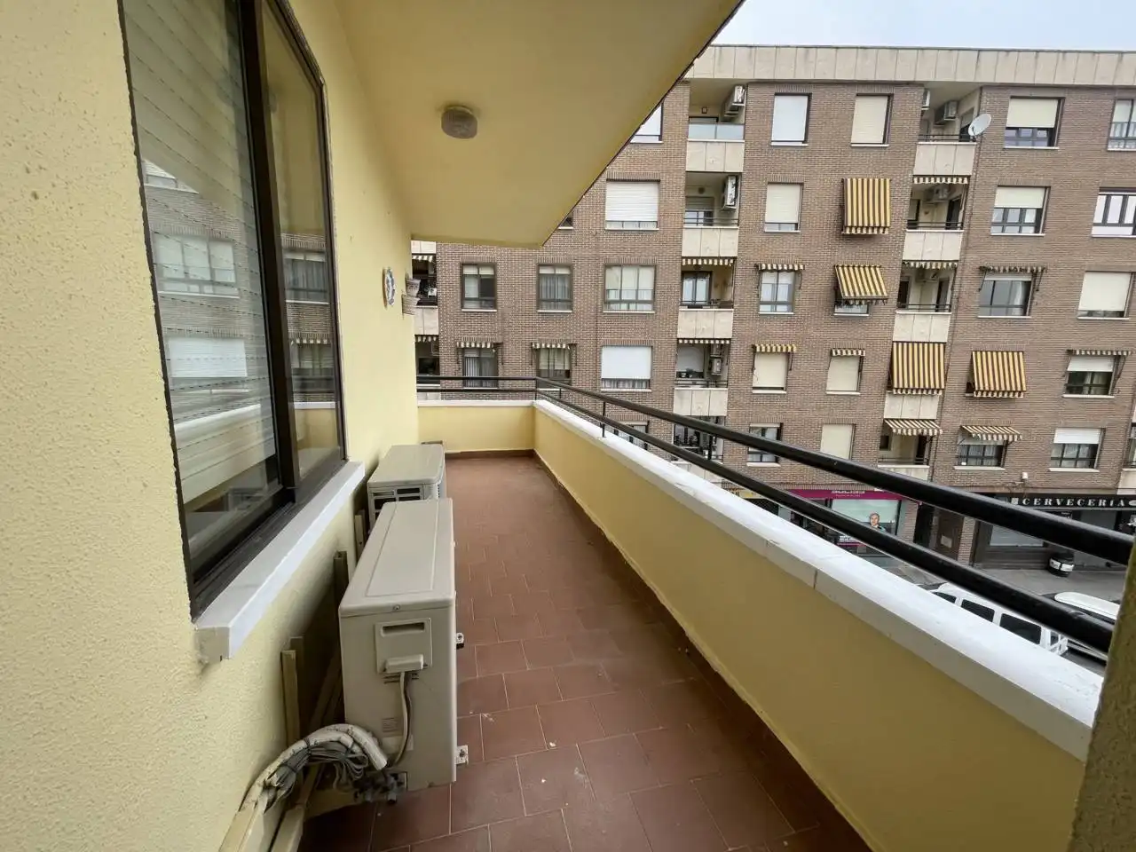 Balcony of Flat for rent in Toledo  with Air Conditioner, Heating and Parquet flooring