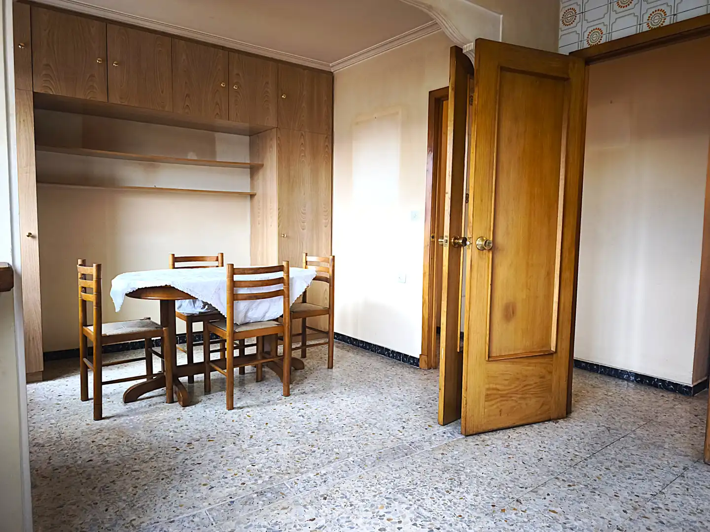 Dining room of Flat for sale in Ourense Capital   with Heating, Storage room and Furnished
