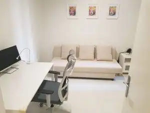 Wohnzimmer von Wohnung zur Miete in Madrid mit Klimaanlage, Heizung und Möbliert