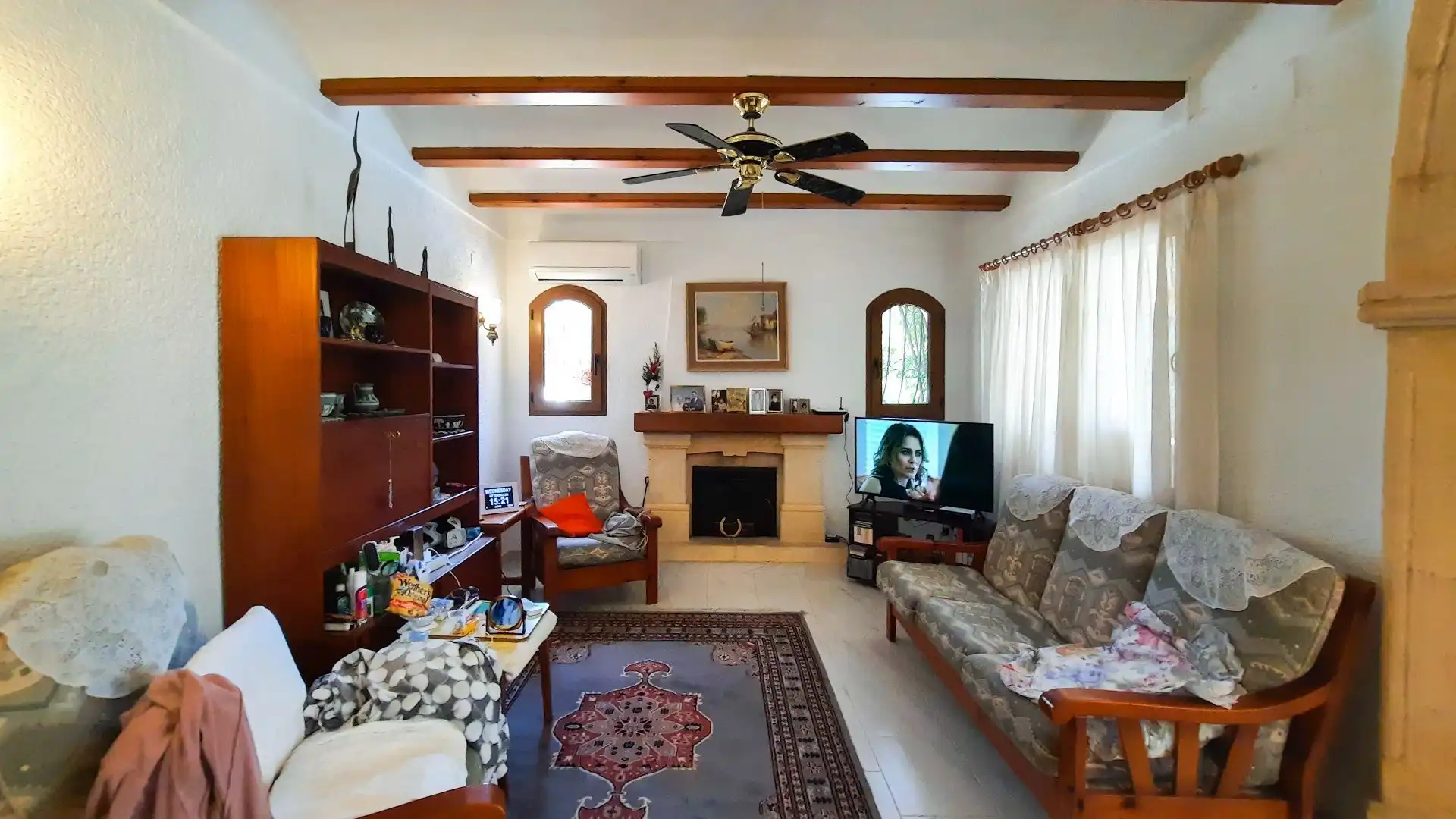 Living room of Houses for sale in Jávea / Xàbia  with Air Conditioner