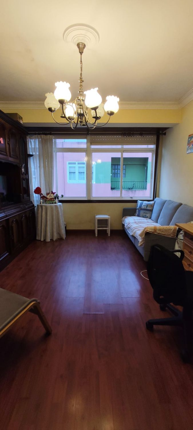 Living room of Flat for sale in Ferrol  with Furnished