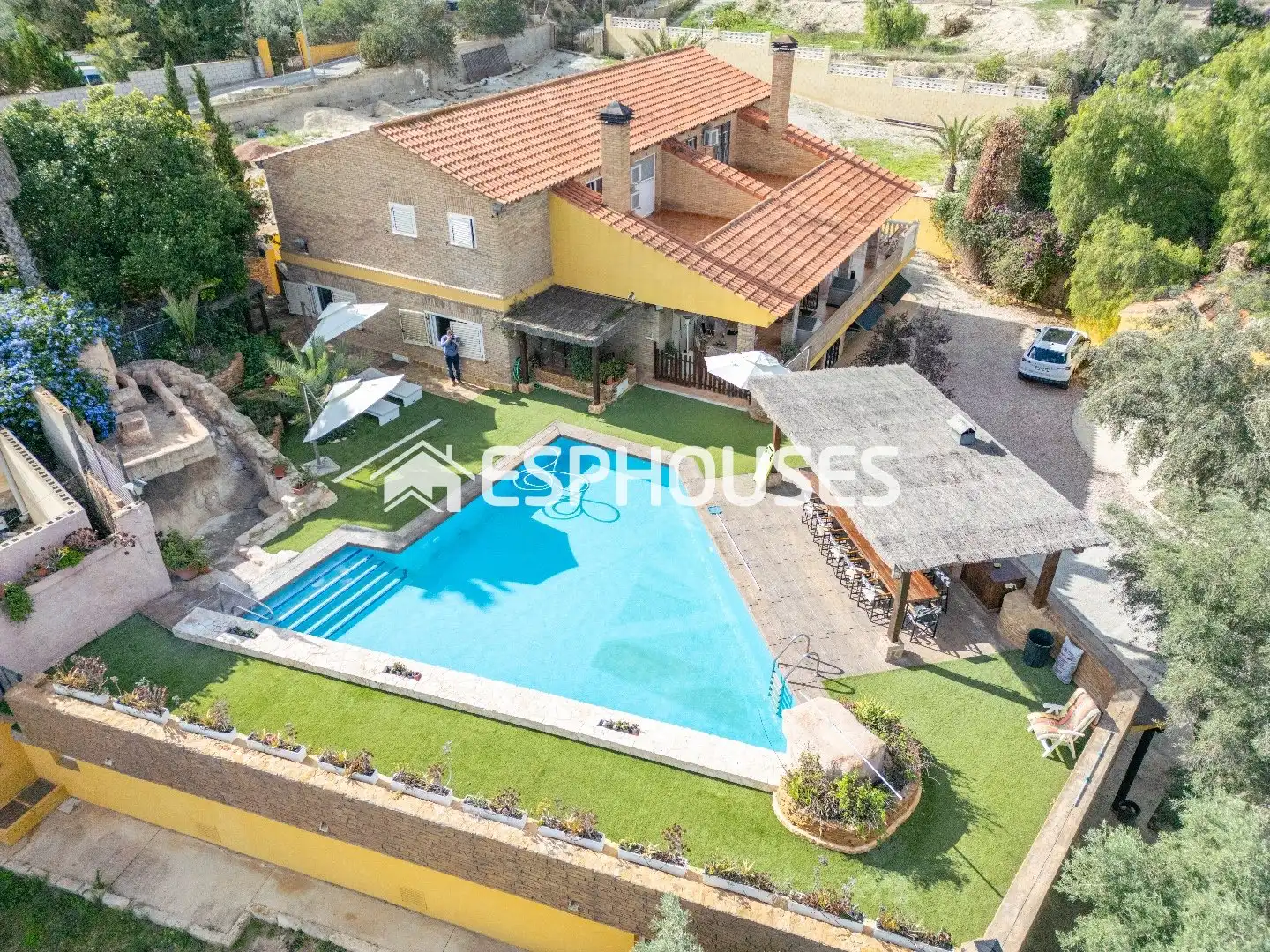 Piscina de Casa o xalet en venda en Alicante / Alacant amb Aire condicionat, Terrassa i Piscina