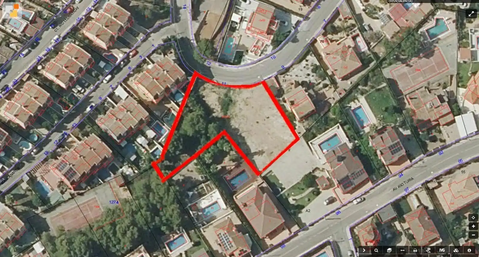 Vista exterior de Residencial en venta en Chiva