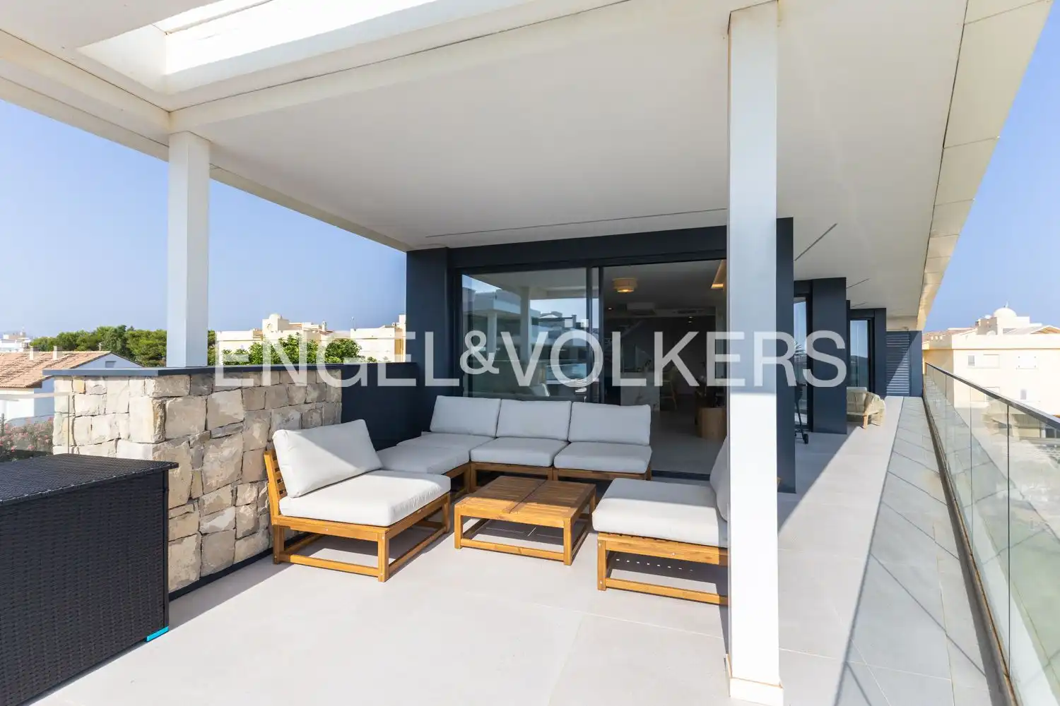 Terraza de Ático en venta en Dénia con Aire acondicionado, Calefacción y Jardín privado