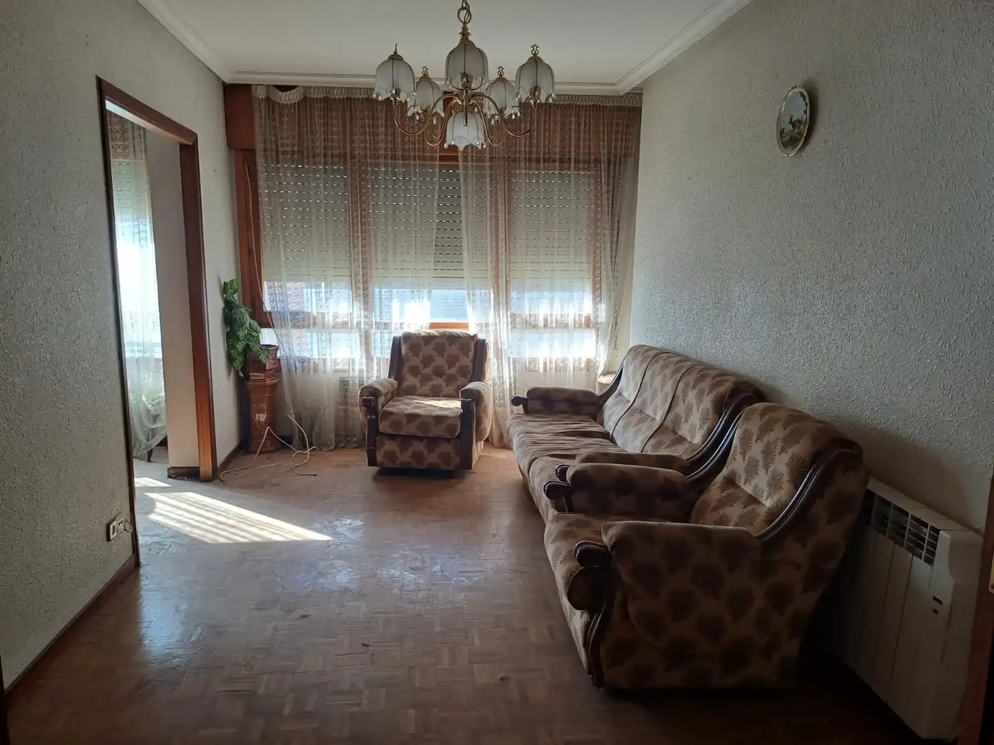 Sala de estar de Piso en venta en Autol con Calefacción, Parquet y Trastero