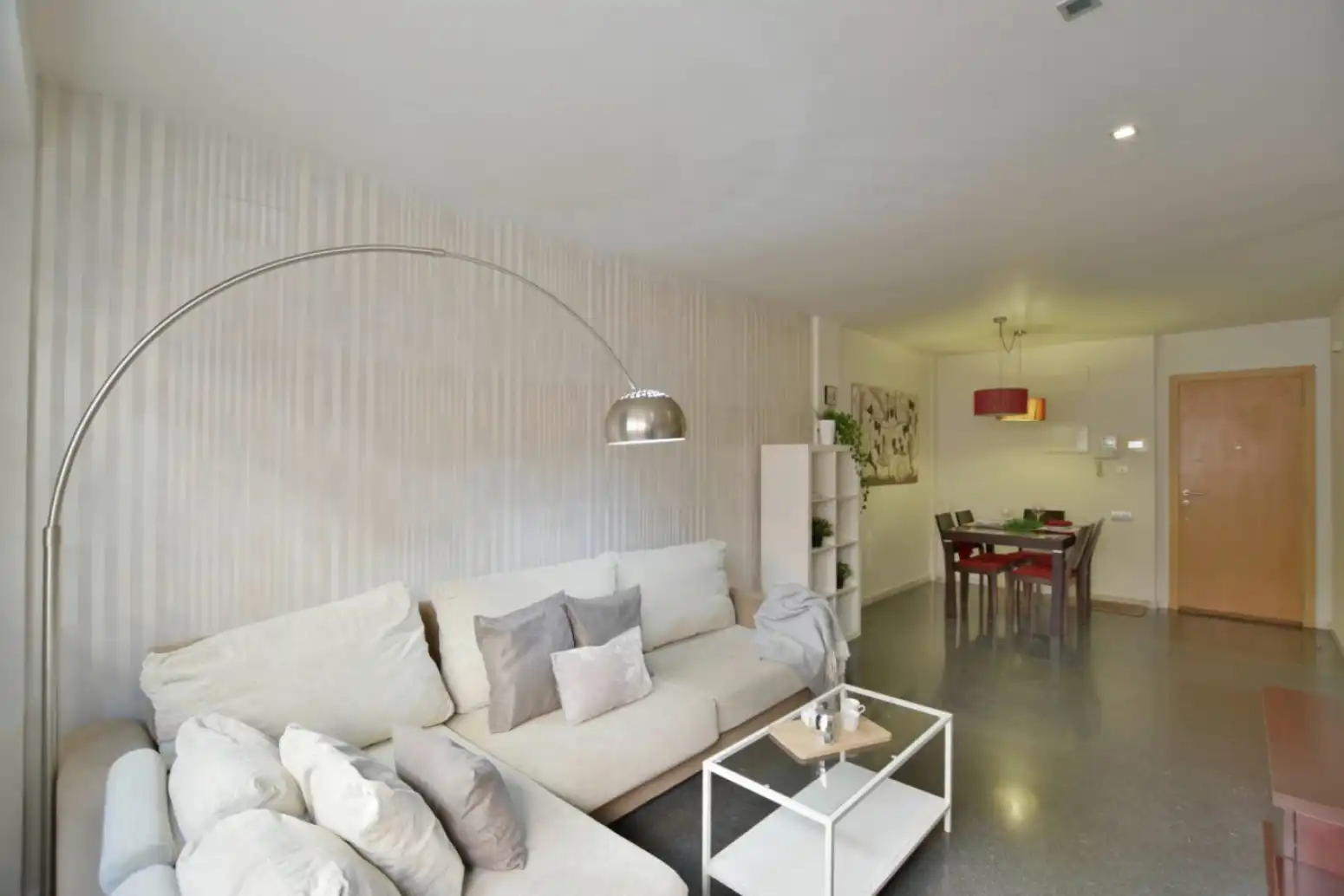 Sala de estar de Piso en venta en Rafelbuñol / Rafelbunyol con Trastero y Amueblado