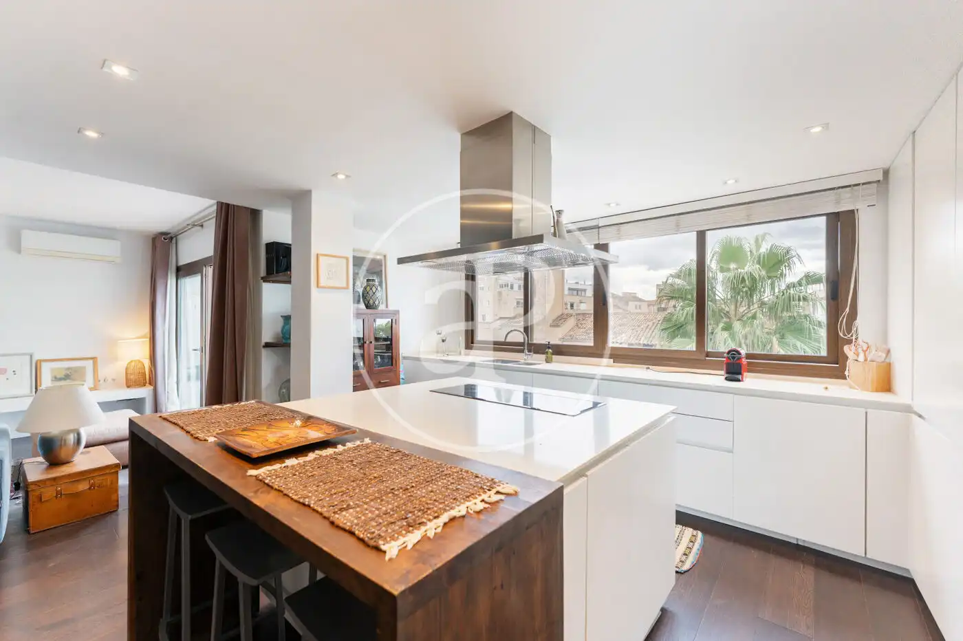 Cocina de Ático de alquiler en  Palma de Mallorca con Aire acondicionado, Calefacción y Terraza