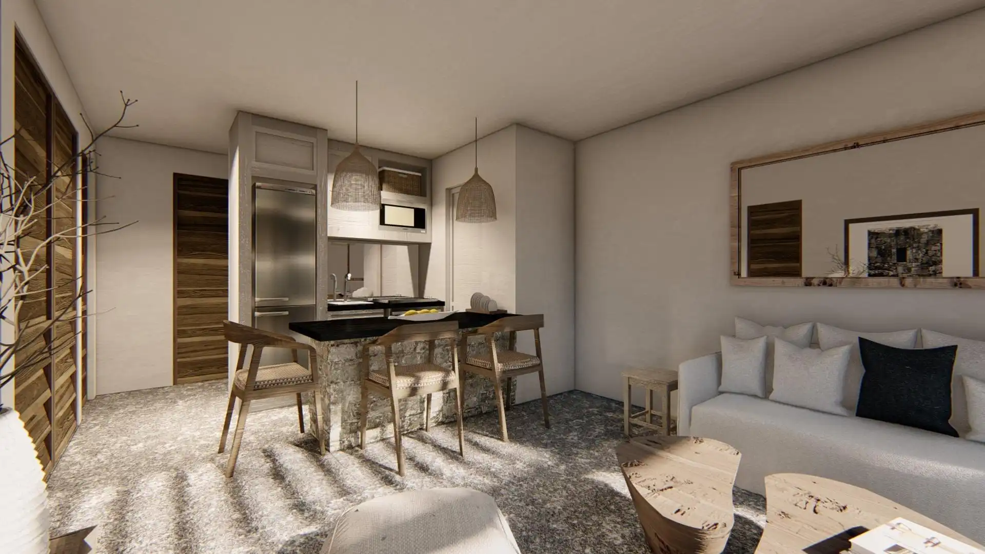 Living room of Attic for sale in Tarifa  with Air Conditioner, Private garden and Terrace
