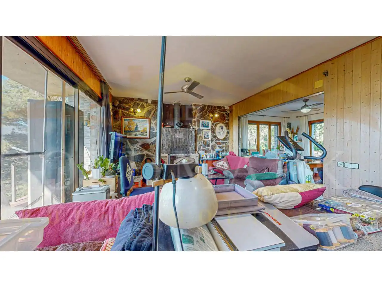 Living room of Houses for sale in Corbera de Llobregat  with Private garden, Terrace and Swimming Pool