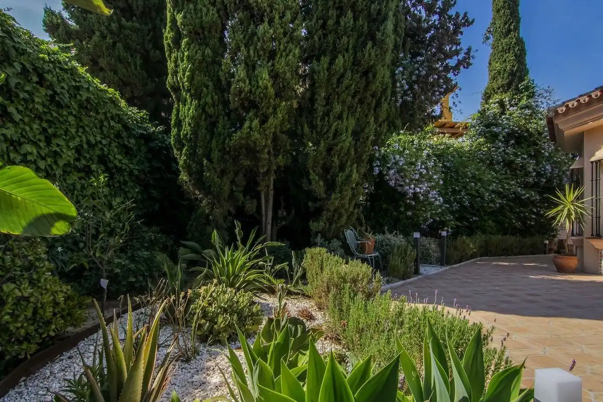 Jardín de Casa o chalet en venta en Mijas con Aire acondicionado, Terraza y Trastero