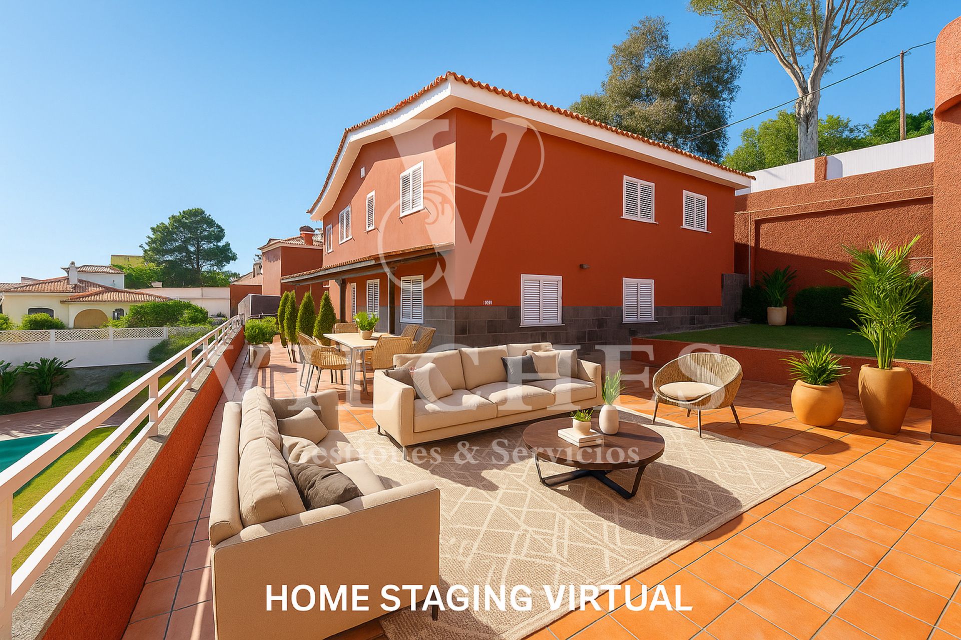 Exterior view of House or chalet for sale in Santa Brígida  with Private garden, Parquet flooring and Terrace