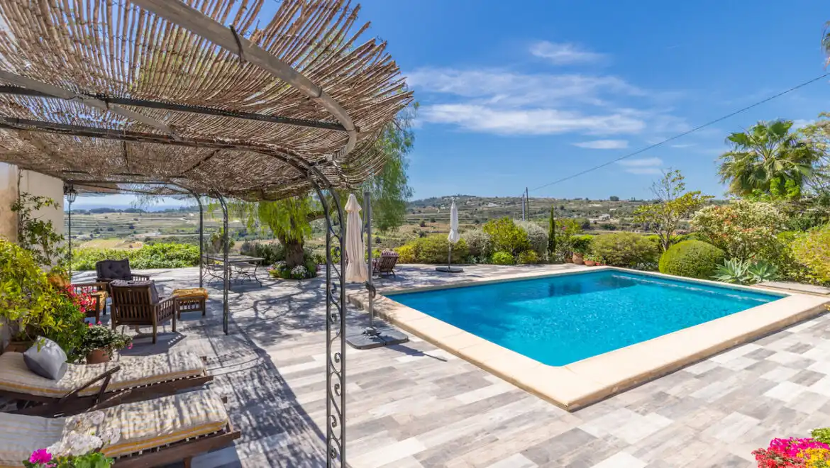 Piscina de Finca rústica en venta en Teulada con Calefacción, Jardín privado y Terraza