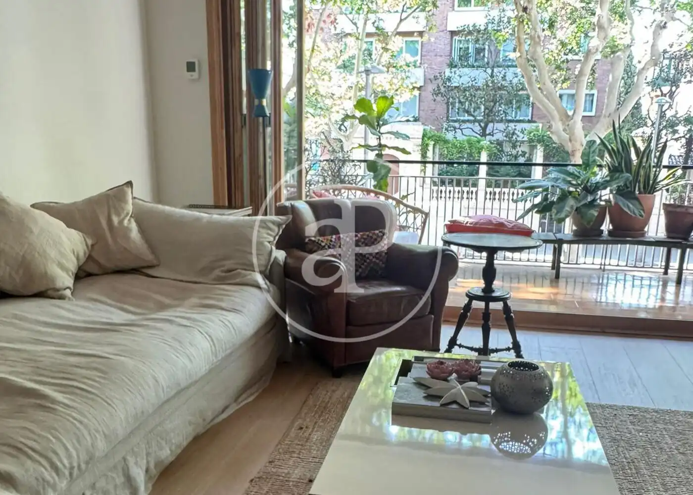 Living room of Flat for sale in Barcelona  with Air Conditioner, Heating and Private garden