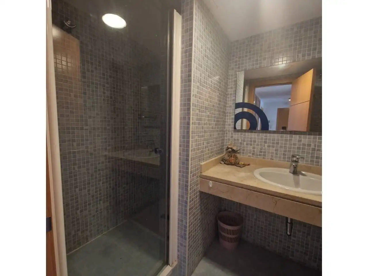 Badezimmer von Wohnung zur Miete in Málaga mit Klimaanlage, Heizung und Terrasse