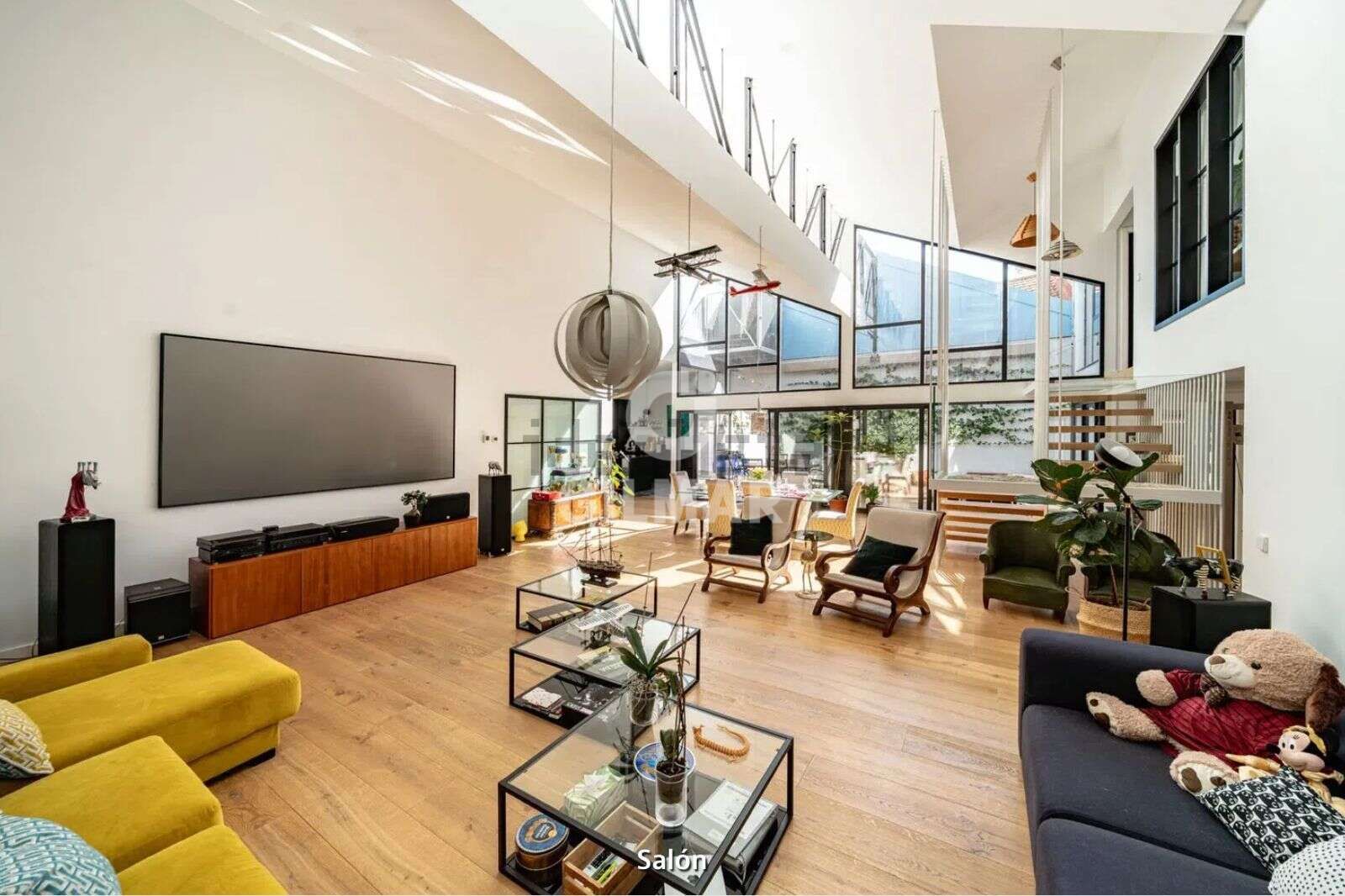 Living room of Office for sale in  Madrid Capital  with Heating