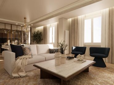 Flat with balcony for sale in Barrio de Salamanca