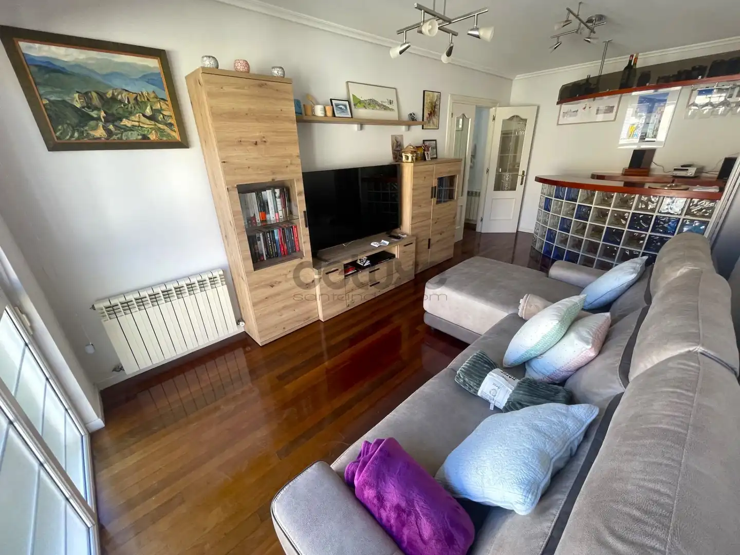 Wohnzimmer von Maisonette zum Verkauf in Piélagos mit Heizung und Abstellraum