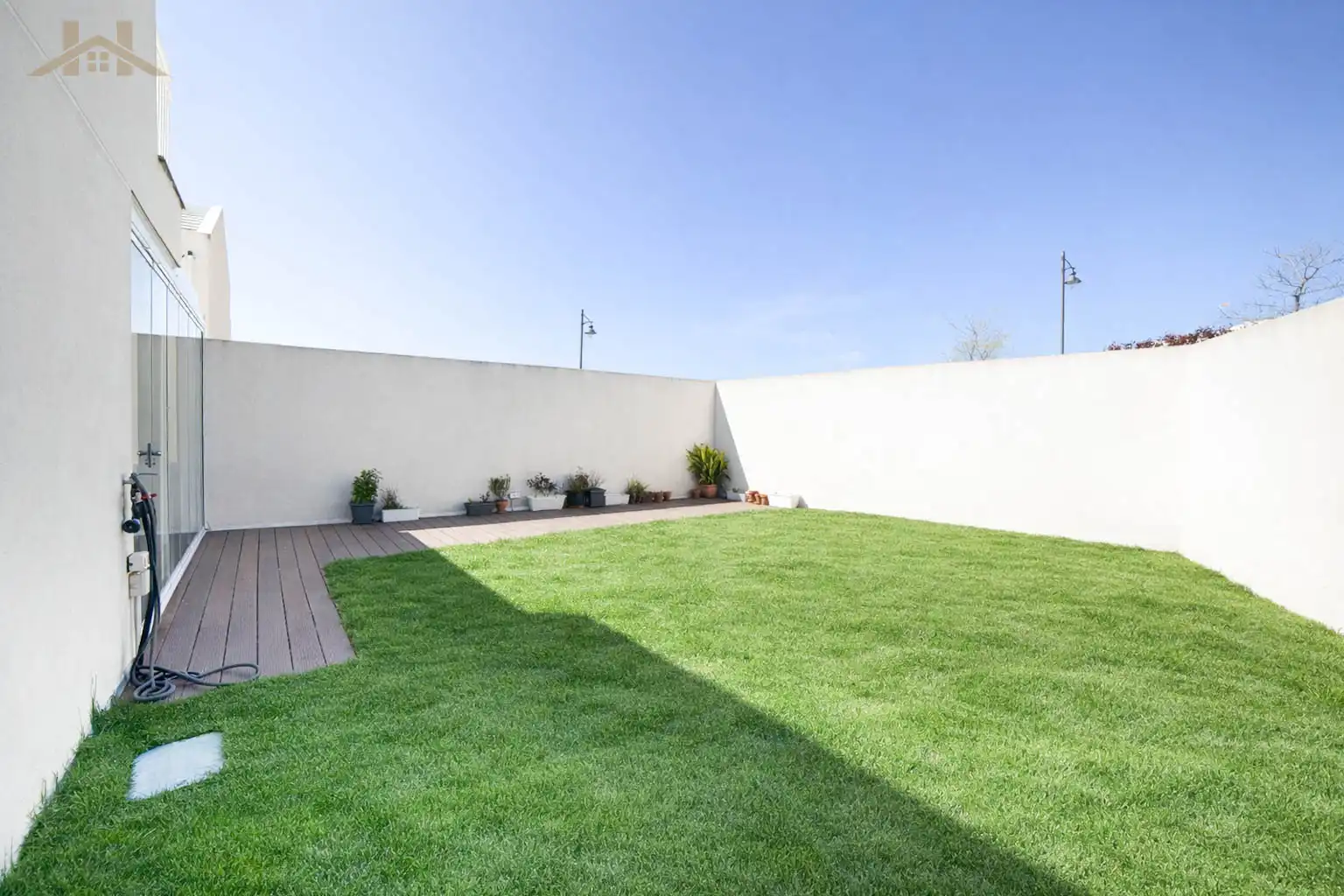 Terraza de Casa adosada en venta en Villaviciosa de Odón con Aire acondicionado, Calefacción y Jardín privado