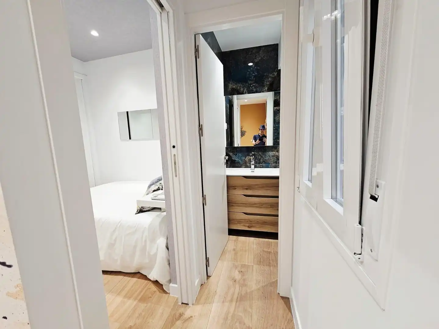 Dormitori de Apartament en venda en Madrid amb Aire condicionat, Calefacció i Moblat