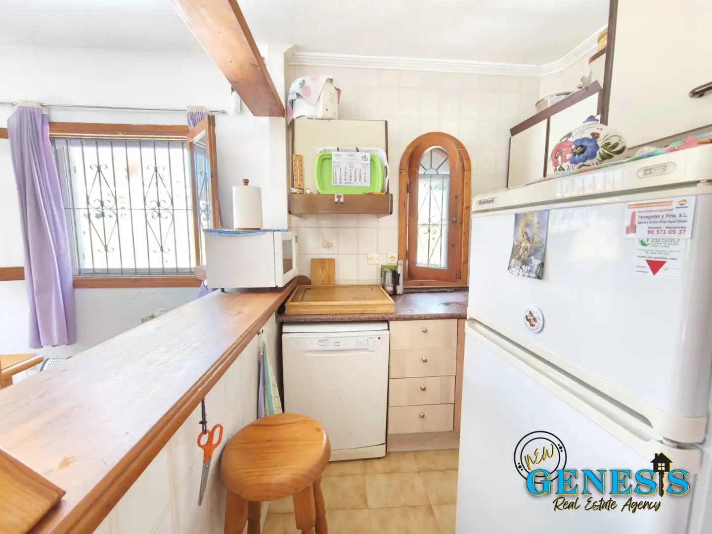 Kitchen of Ground floor for sale in Torrevieja  with Air Conditioner, Private garden and Terrace