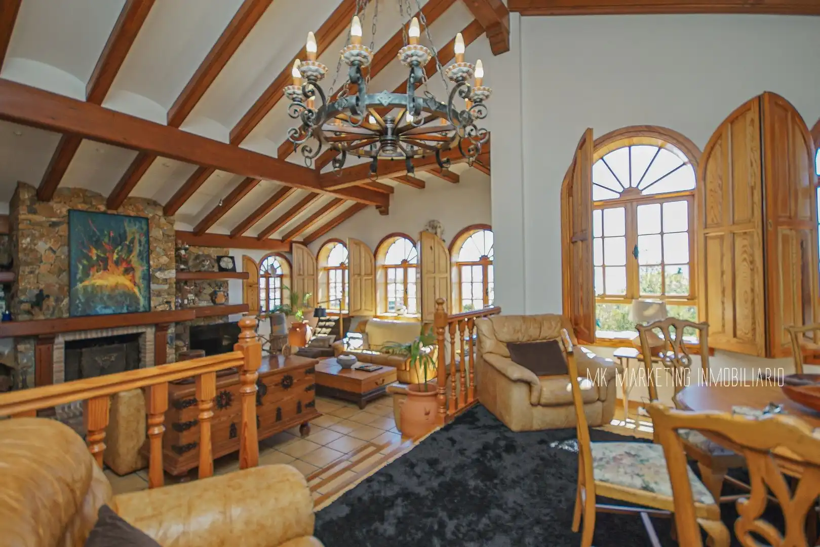 Sala de estar de Casa o chalet en venta en Mazarrón con Calefacción, Jardín privado y Terraza