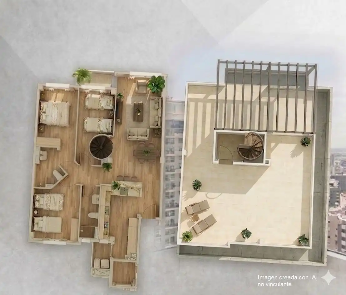 Terrace of Attic for sale in La Unión  with Terrace and Balcony