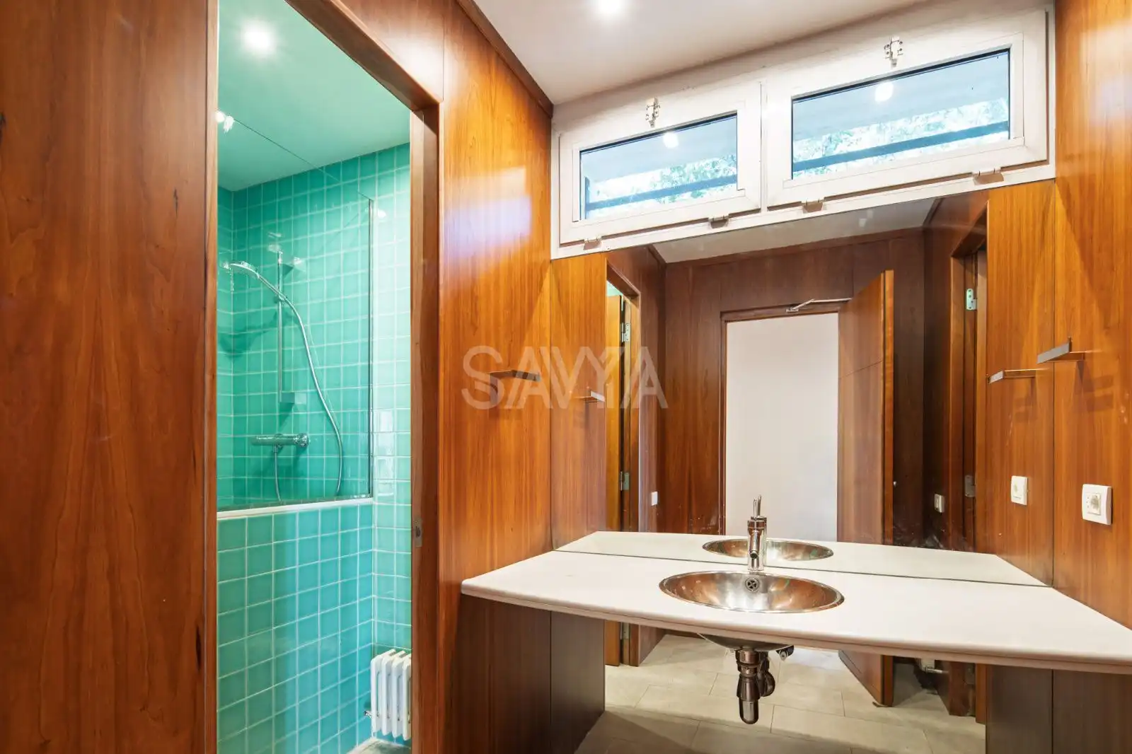 Baño de Casa o chalet de alquiler en Barcelona con Aire acondicionado, Calefacción y Parquet