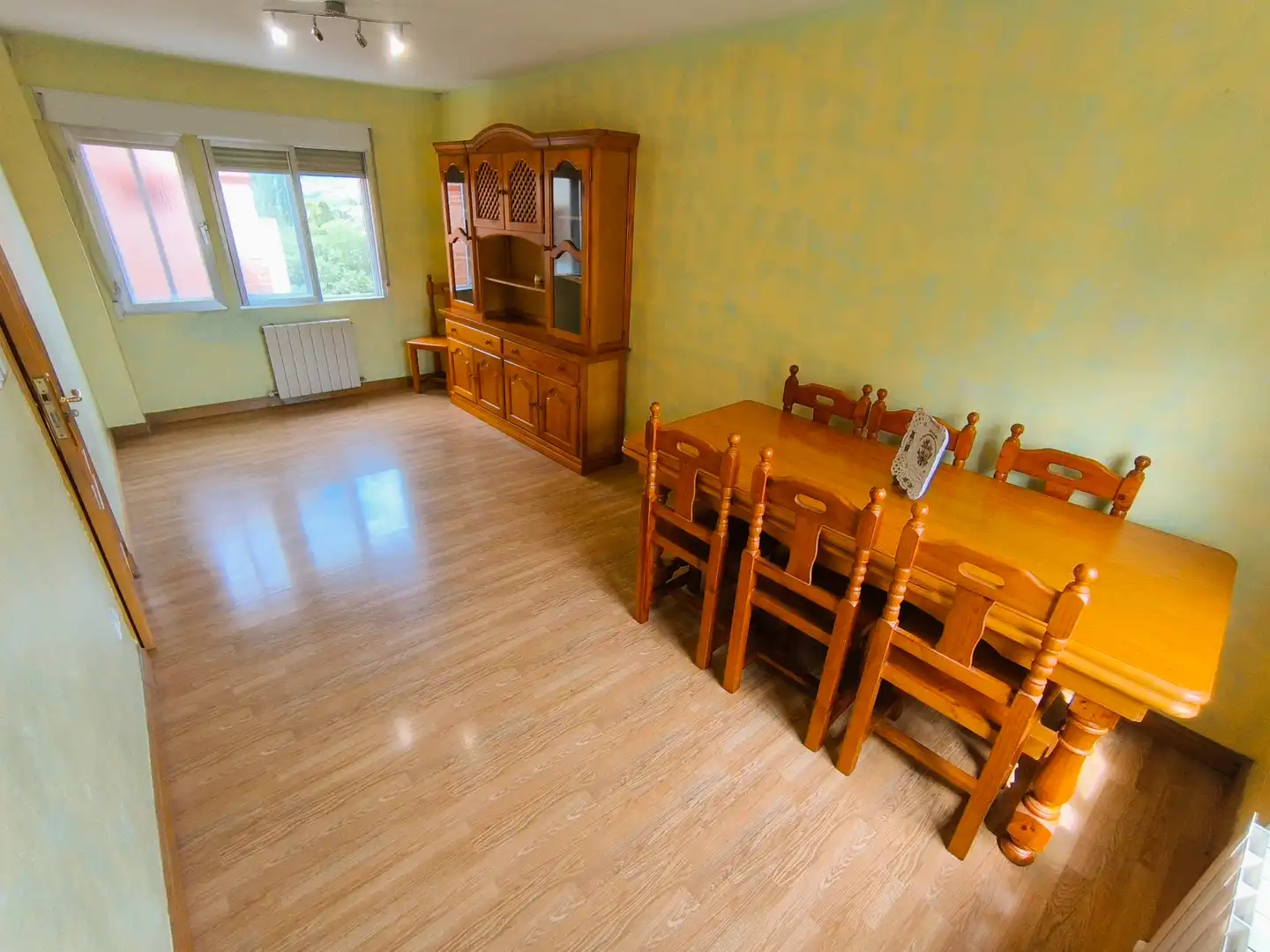 Dining room of Flat for sale in Palencia  with Heating, Parquet flooring and Terrace