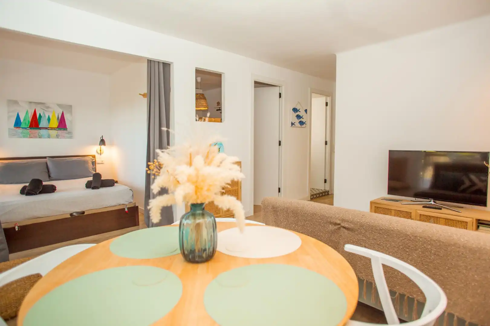 Living room of Flat for sale in Tossa de Mar  with Heating, Swimming Pool and Furnished