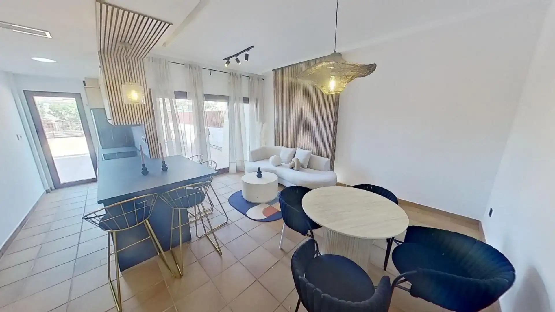 Esszimmer von Dachboden zum Verkauf in Villanueva del Río Segura mit Klimaanlage, Schwimmbad und Balkon