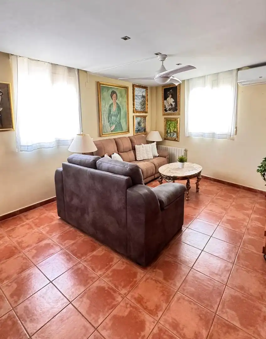 Wohnzimmer von Einfamilien-Reihenhaus zum Verkauf in Puçol mit Heizung, Terrasse und Balkon