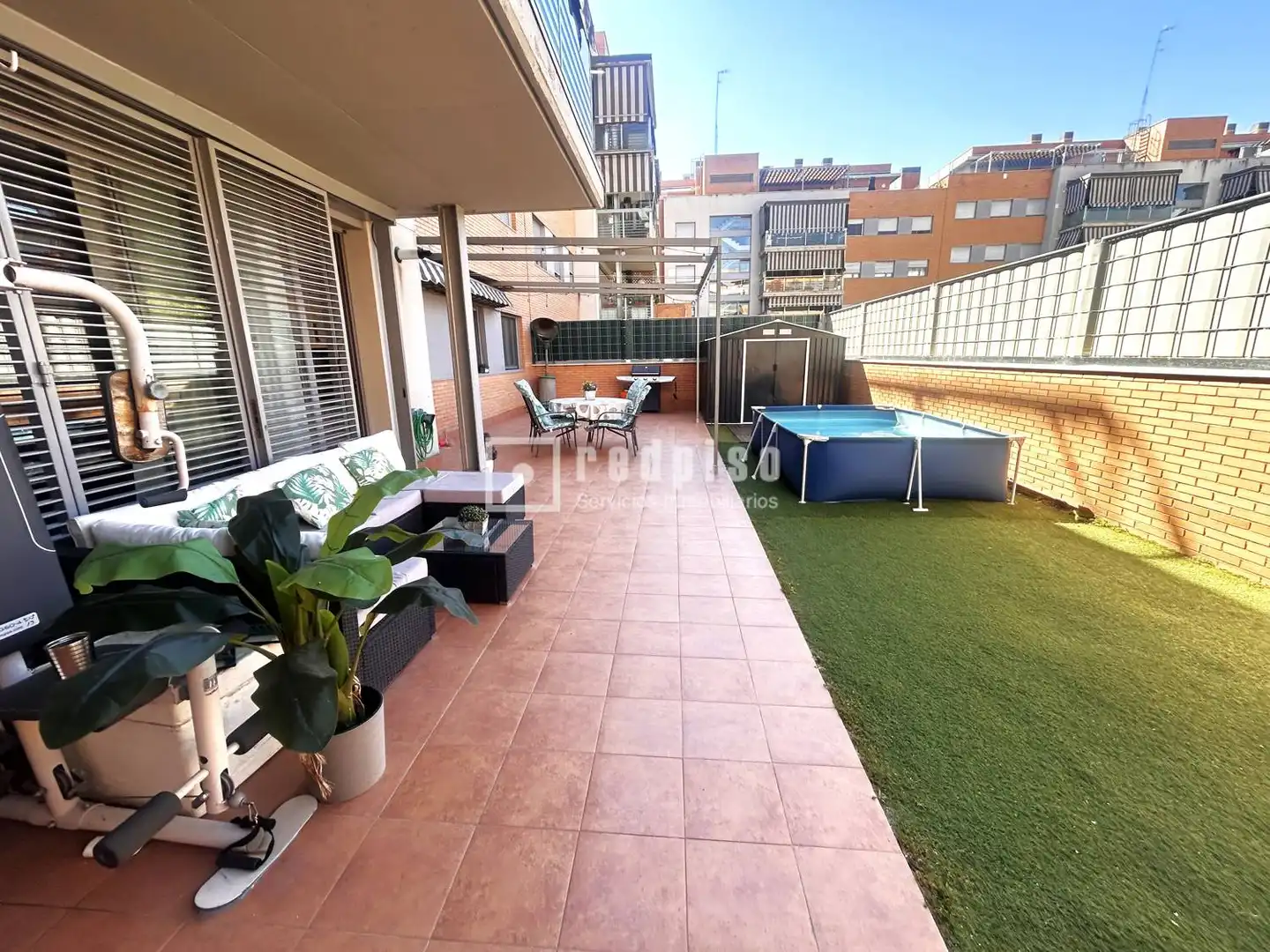 Terrace of Flat for sale in Parla  with Air Conditioner, Heating and Private garden