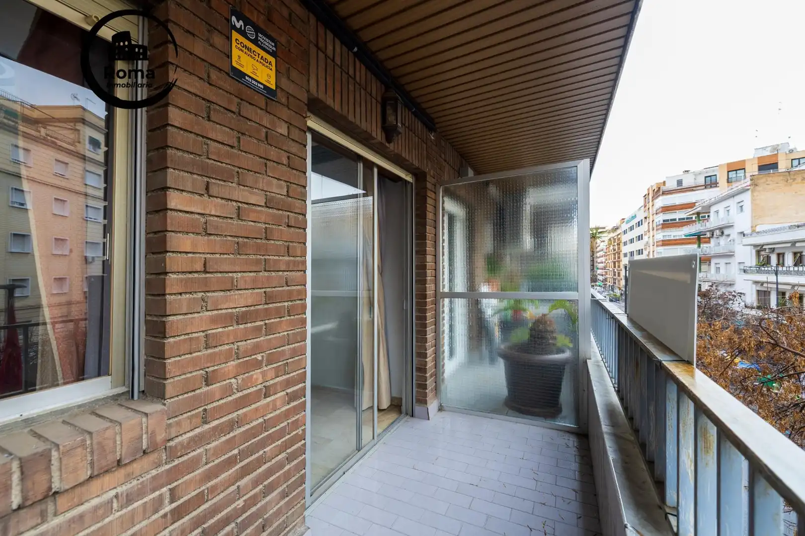 Balcony of Flat for sale in Granada  with Air Conditioner, Heating and Balcony