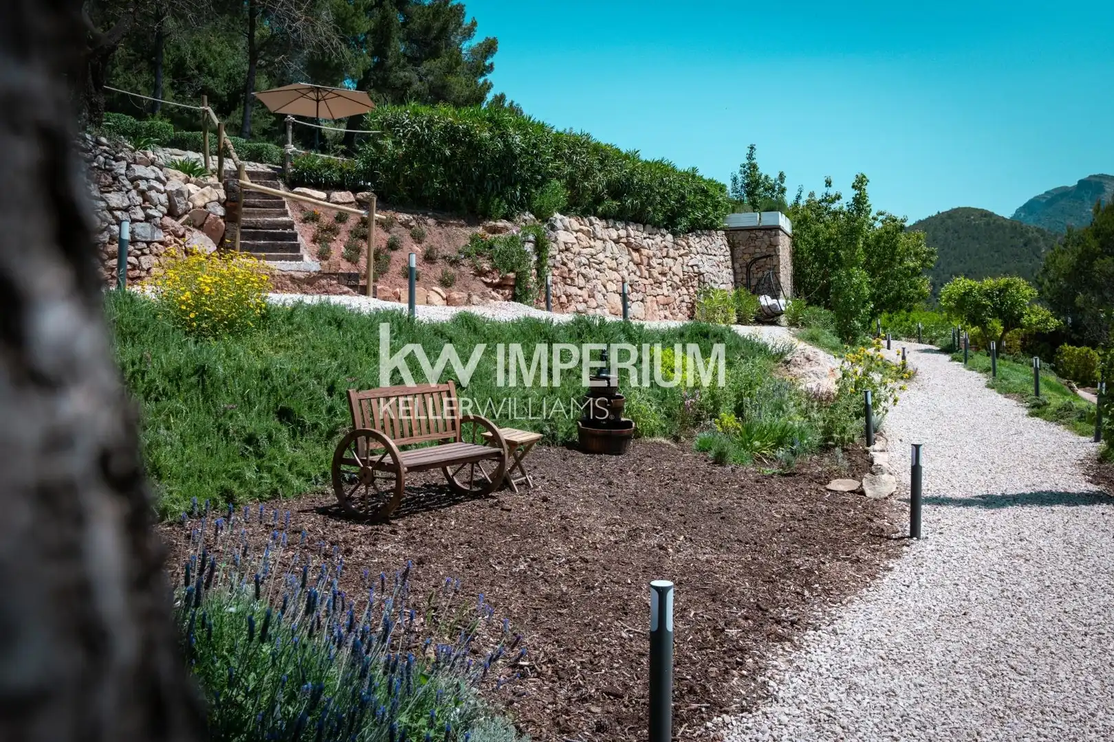 Jardí de Casa o xalet en venda en Colldejou amb Aire condicionat, Jardí privat i Terrassa